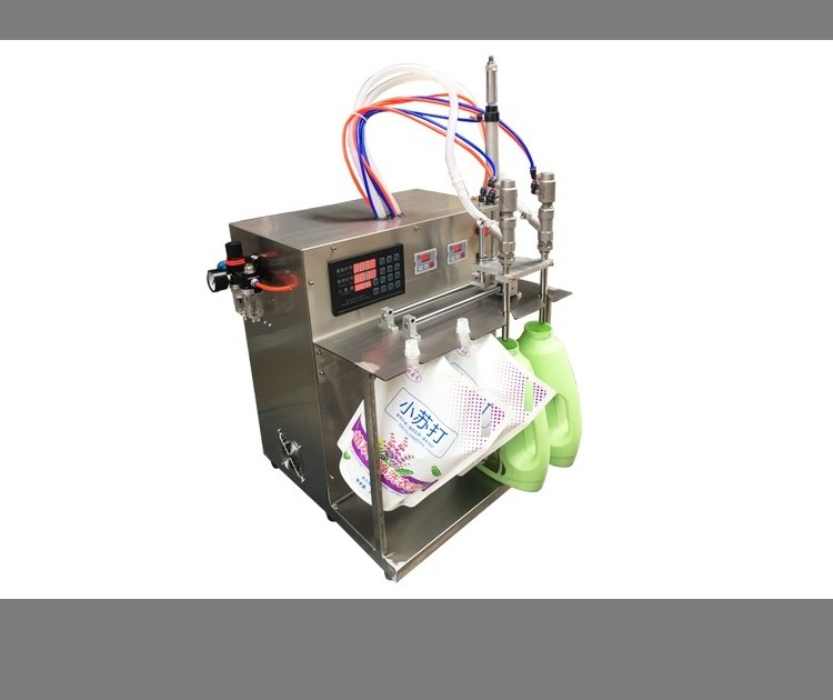 Tebak Semi-Automatic Customize Filling Heads Spout Pouch Bag Doypack Liquid Drinking Water Oil Filling Capping Packing Machine