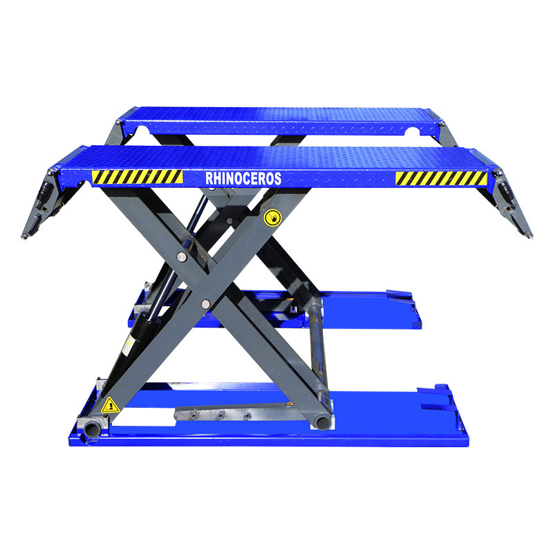 Factory Wholesale 3500KG Car Lifting Low Profile Double Level Alignment Scissor Lift Hydraulic Lifting 4500KG 5500KG Loading