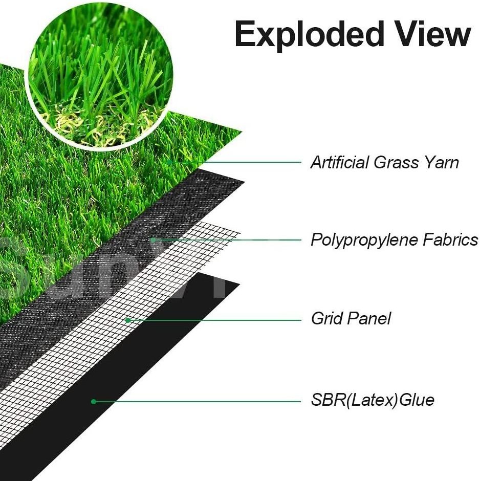 Wholesale Cheap Turf Outdoor Artificial Roll High Density Artificial Grass