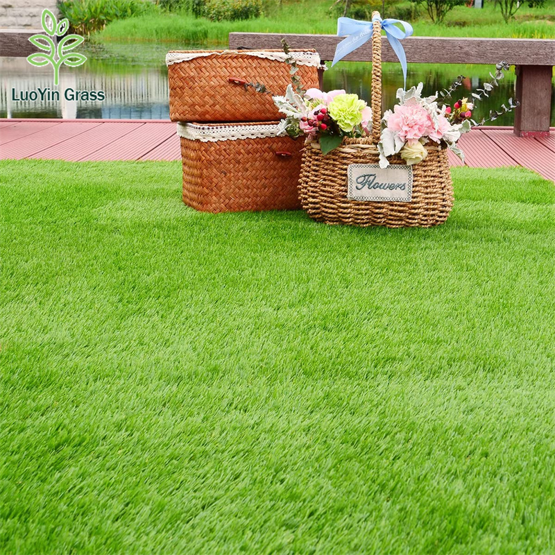 Artificial Grass Turf Rug, Natural Looking Grass Mat,Indoor/Outdoor Synthetic Lawn Carpet Roll