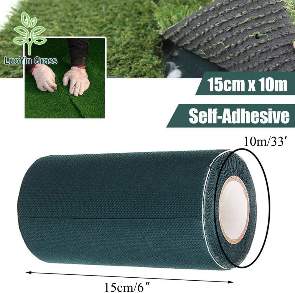 Artificial Grass Seam Tape,Self-Adhesive Synthetic Seaming Turf Tape for Lawn,Carpet Jointing 15cm x 10m