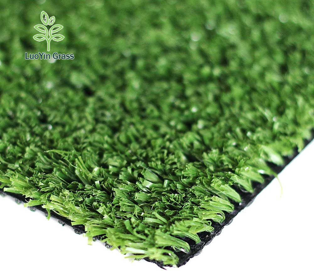 10mm Quality Non Fade Artificial Grass, Realistic Synthetic Grass, Drainage Holes Indoor Outdoor Faux Grass for Pet Dog Garden