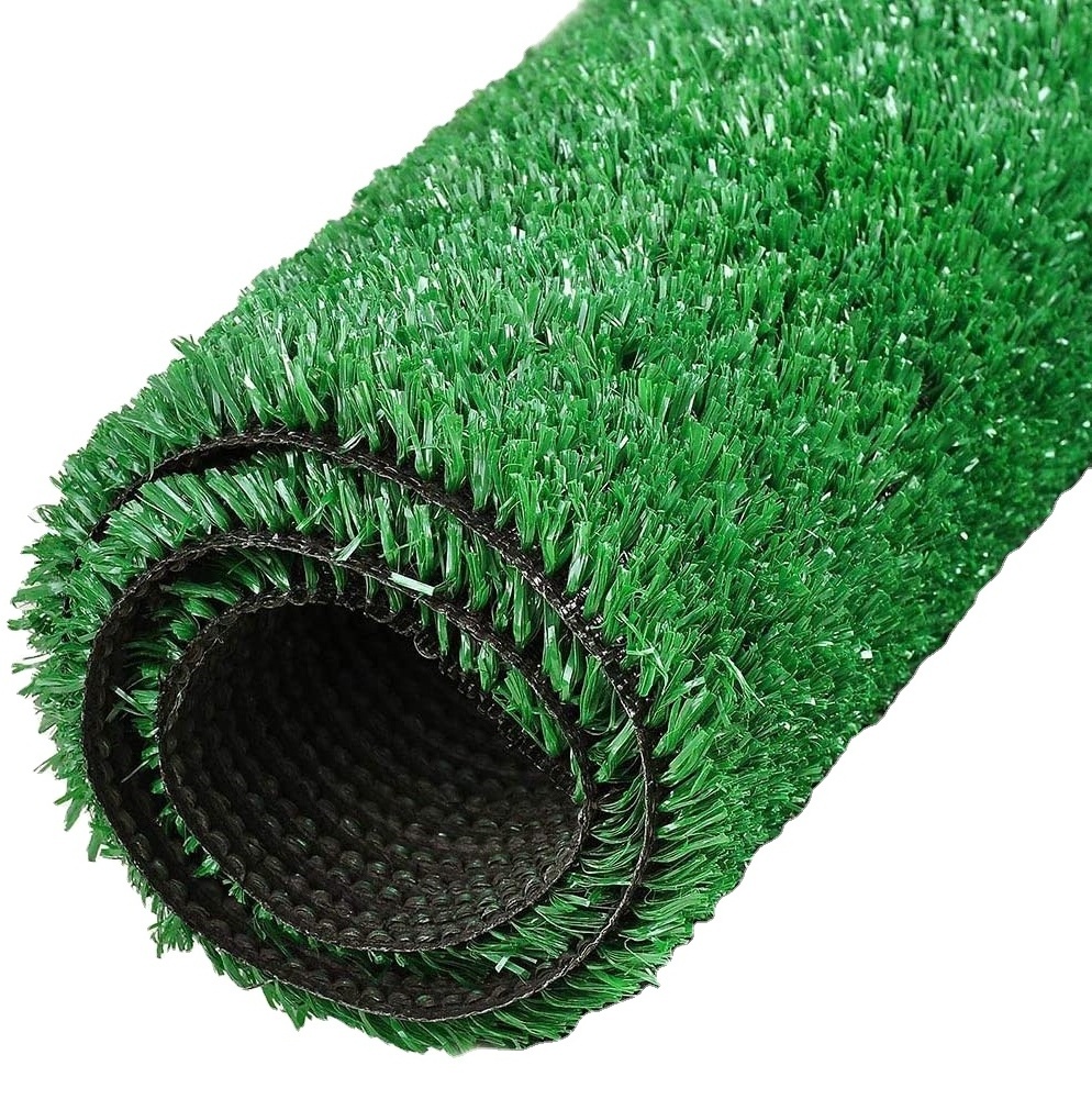 10mm Quality Non Fade Artificial Grass, Realistic Synthetic Grass, Drainage Holes Indoor Outdoor Faux Grass for Pet Dog Garden