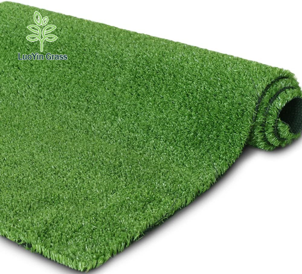 Synthetic Artificial Grass Turf for Garden Backyard Patio Balcony,Drainage Holes & Rubber Backing, Indoor Outdoor Faux Grass