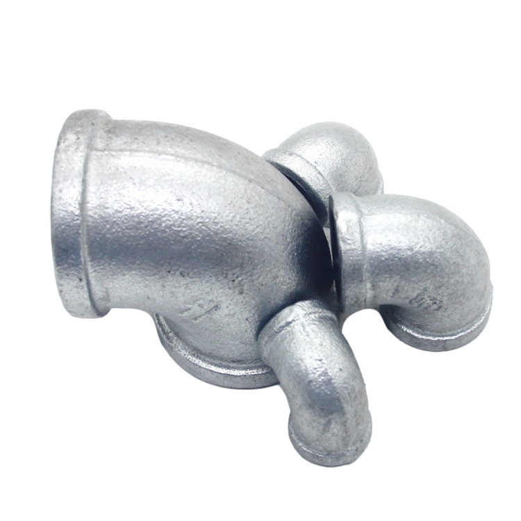 China best manufacturer malleable cast iron pipe fittings elbow 90 degree for water supply fire gas conduit