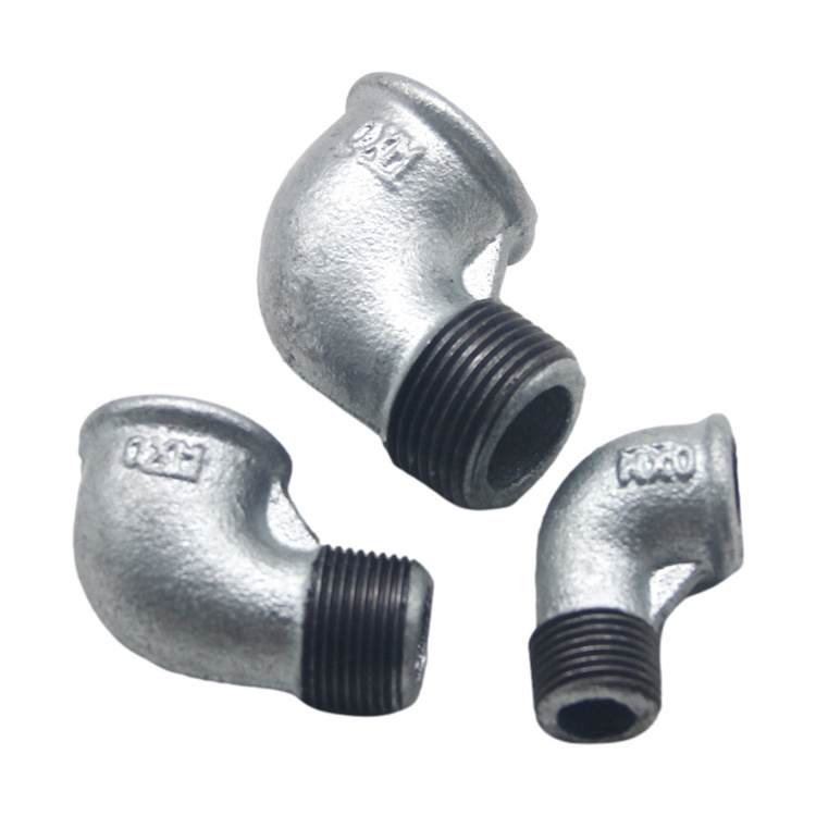 Initiative supplier male female elbow gi malleable cast iron pipe fittings for water supply conduit