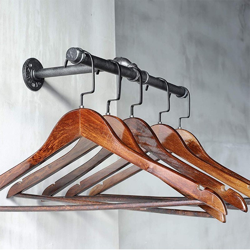 American Rural loft industrial style hanger hook water pipe rack wall decorative water pipe hanger