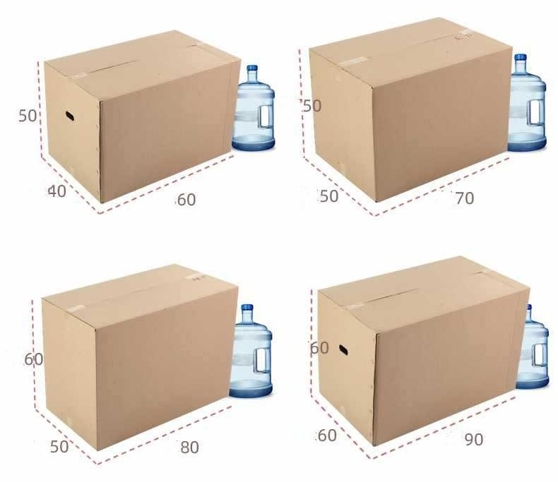 Strong Double Wall Logistics packaging heavy duty carton 7 layers of super hard extra large corrugated cartons