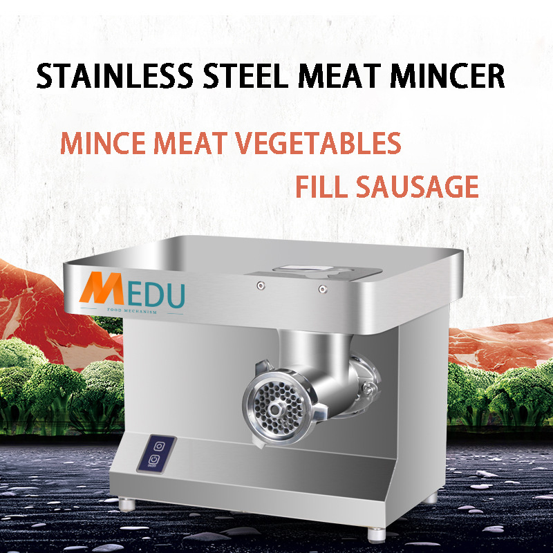 german italy industrial commercial stainless steel electric food processor mince meat grinders mincer with machine price