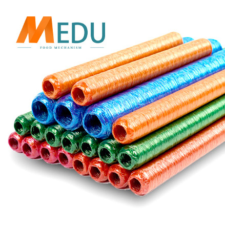 New Cellulose Polyamide Plastic Printed Fibrous Artificial Edible Collagen Sausage Casings