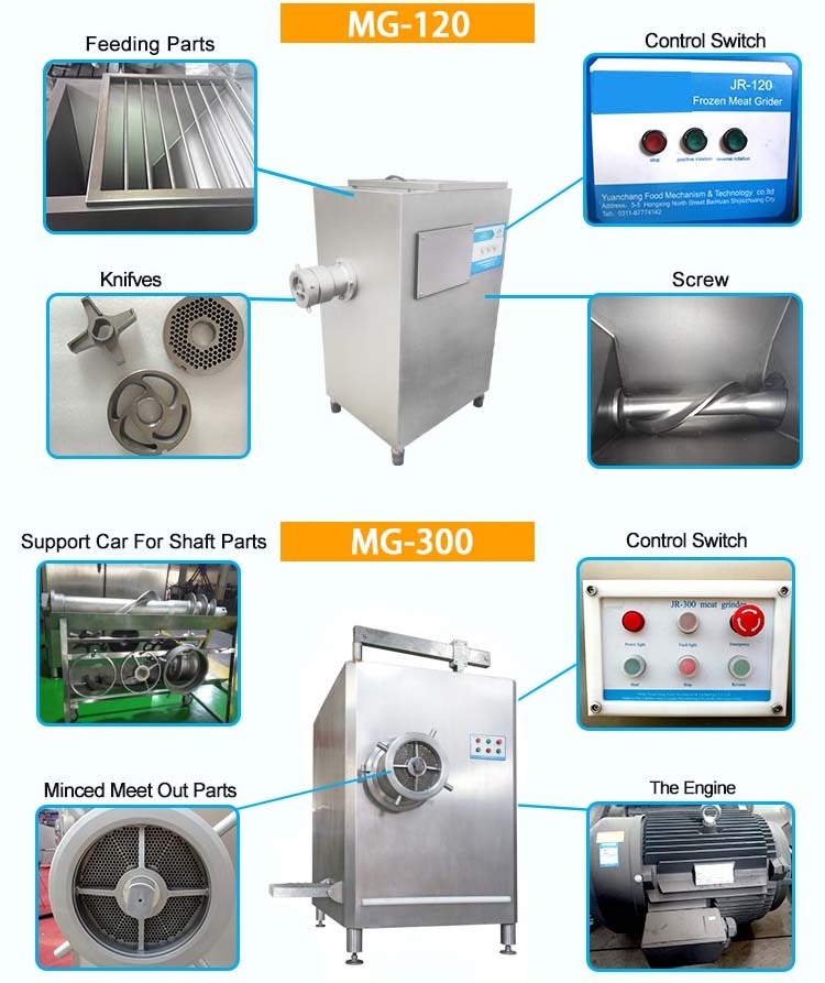 Professional meat chicken bone grinder/meat mincer machine/industrial meat mincer machine