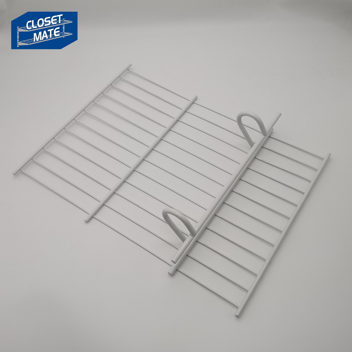 CLOSET MATE White Open Slide Shelf 1X7.5MM Wire Shelving