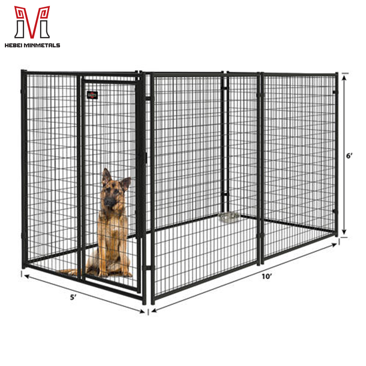 Heavy Duty Modular 6x4 Outside Welded Wire Metal Mesh Extra Large Outdoor House Pet Cage Dog Run Kennels Enclosure