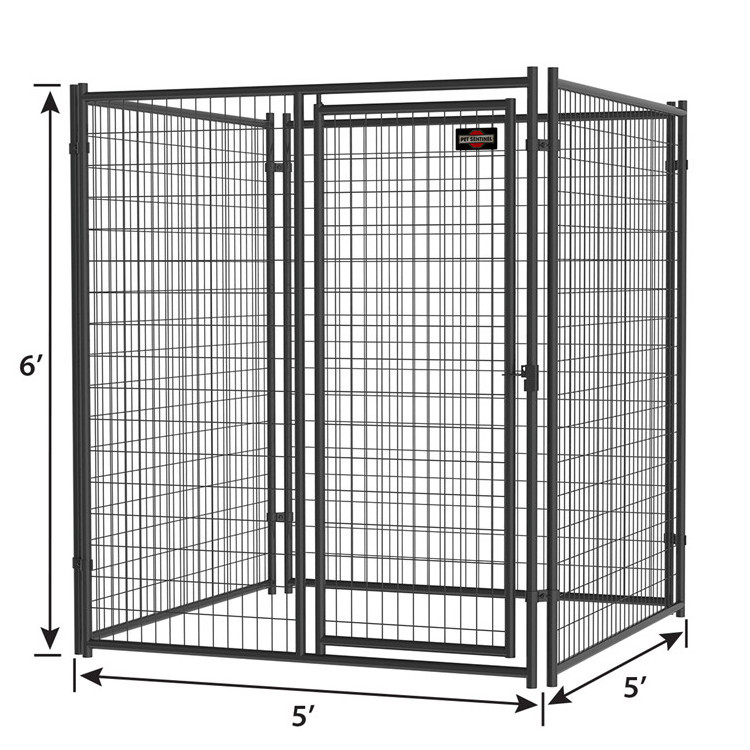 Heavy Duty Modular 6x4 Outside Welded Wire Metal Mesh Extra Large Outdoor House Pet Cage Dog Run Kennels Enclosure