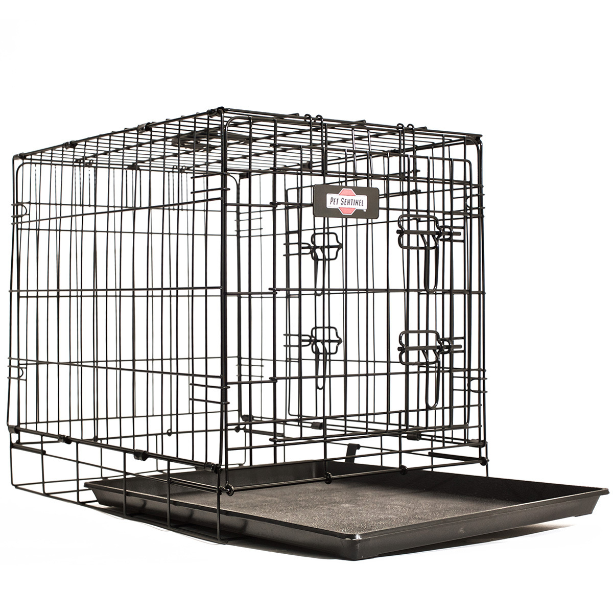 Durable XL Dog Kennel Wire Foldable Powder Coated Dog House Metal Crate Cage Pet Enclosure For Animals