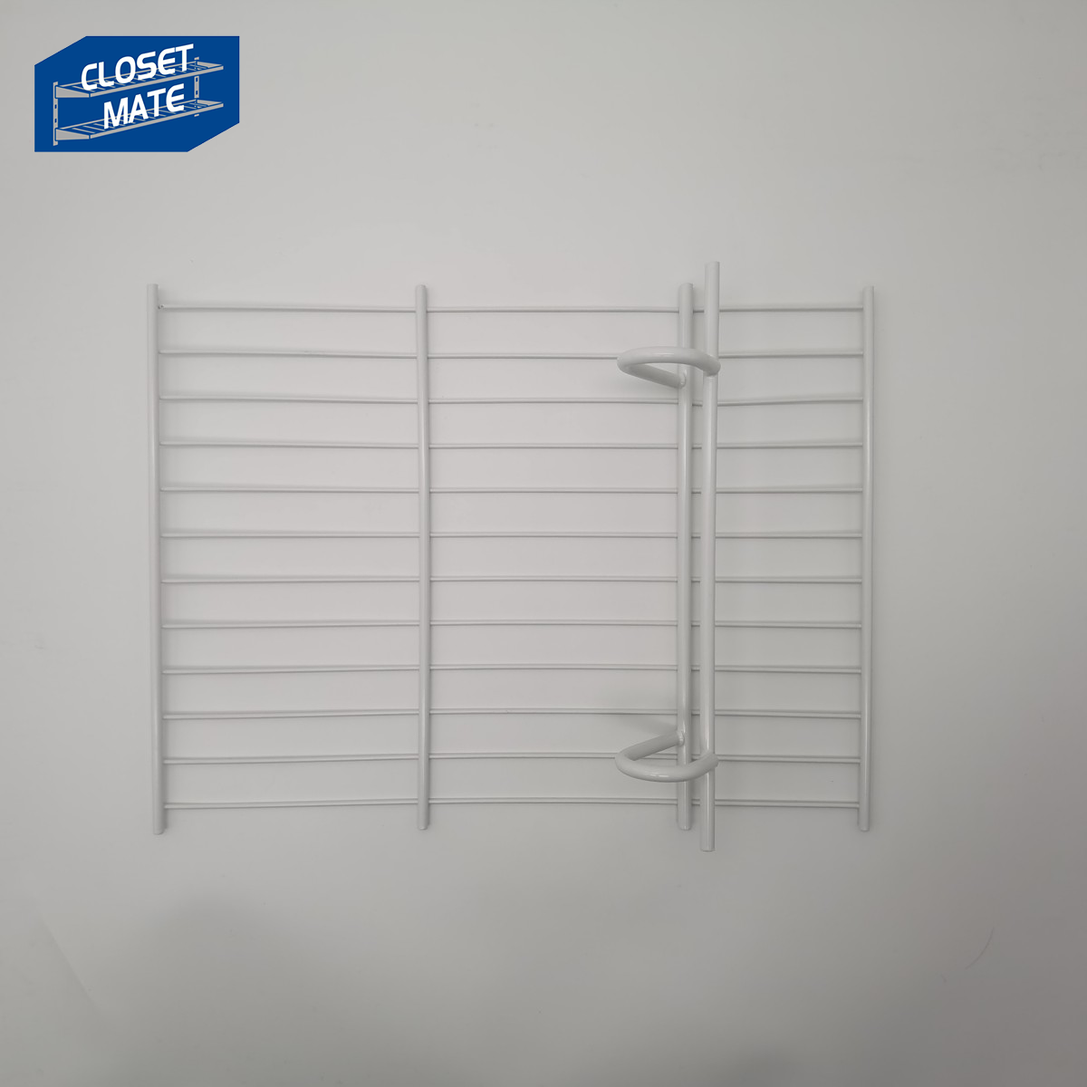 CLOSET MATE White Open Slide Shelf 1X7.5MM Wire Shelving