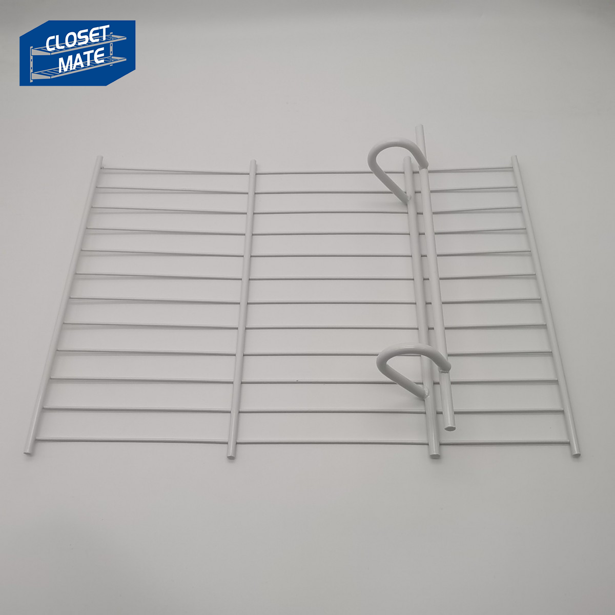 CLOSET MATE White Open Slide Shelf 1X7.5MM Wire Shelving