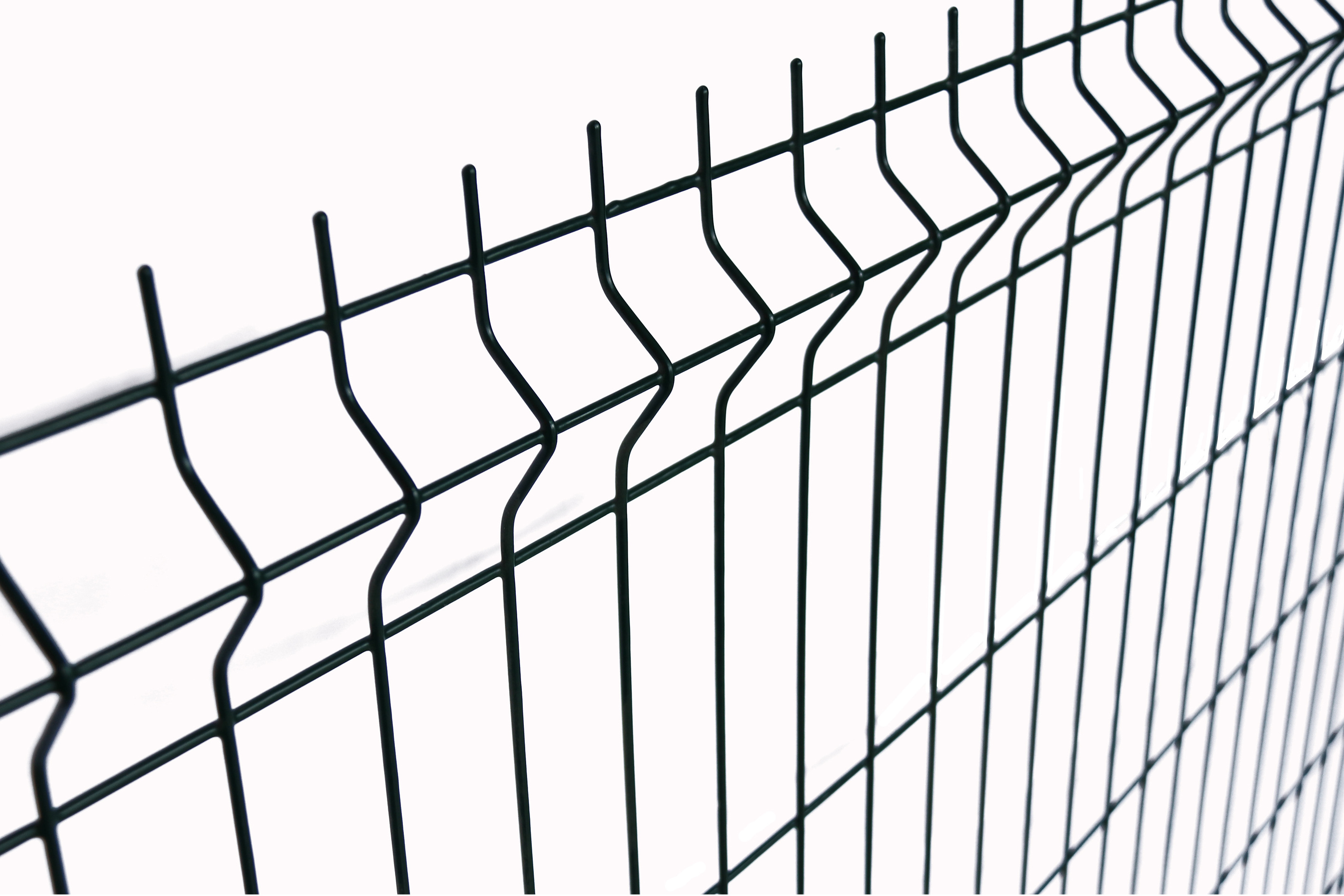 Yard Link Forti Fence Pvc Coated Iron Wire Fence Steel Panel 3D V Fold Welded Mesh Panel