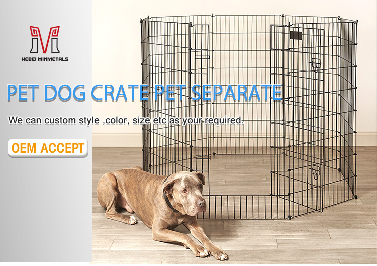 Pet Sentinel Exercise Play Pen Circumference Pet Playpen Rabbits Cages Kennel Metal Fence Outdoor For Dog