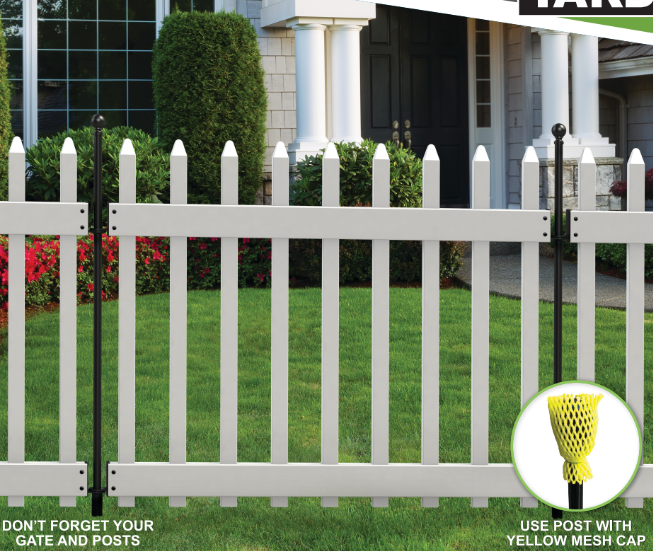 Outdoor garden white cheap privacy pvc vinyl fence panel and gate hot sale