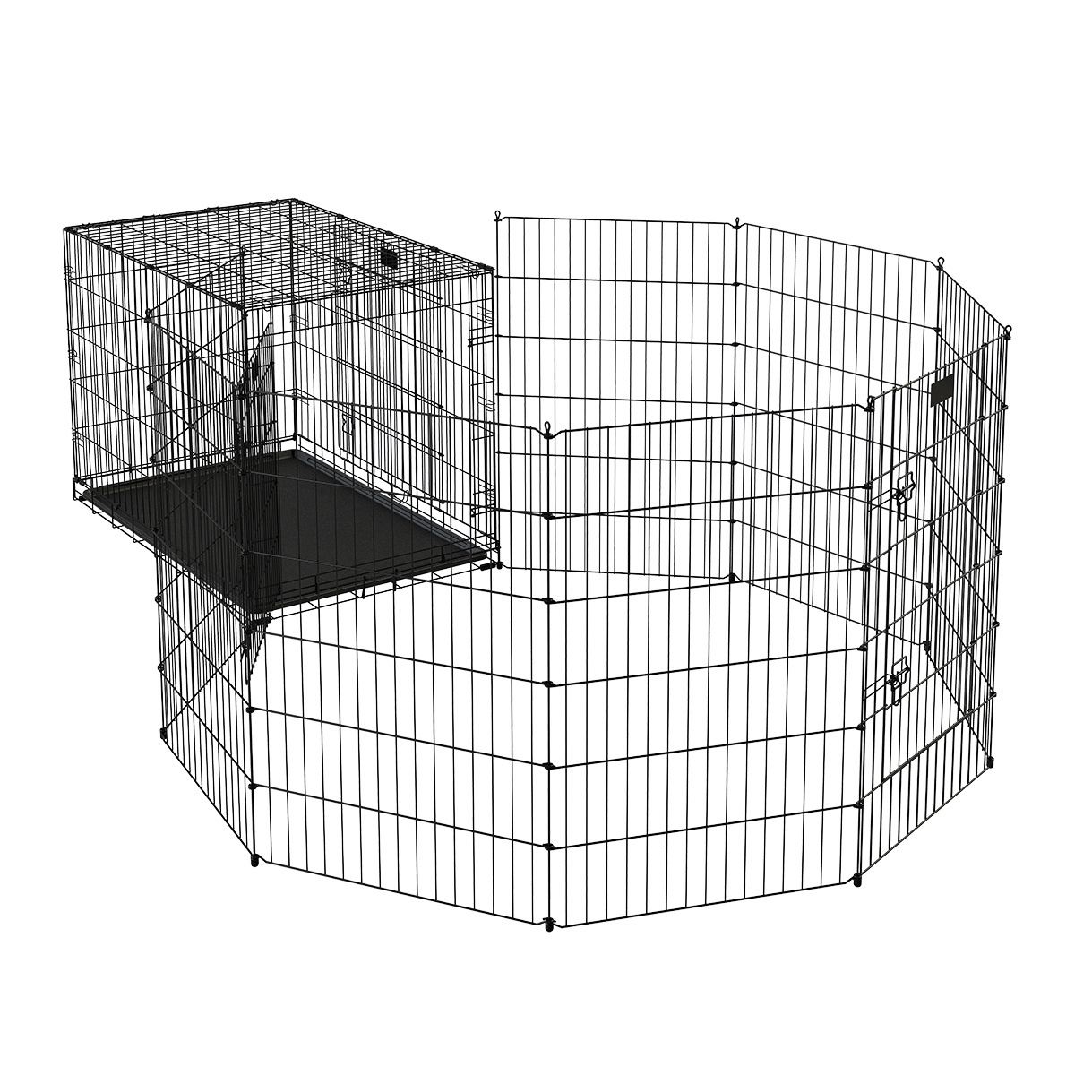 Eco Friendly Removable Folding Dog Kennel Houses Pet Playpen Detachable Dog Play Pen Fence For Dog