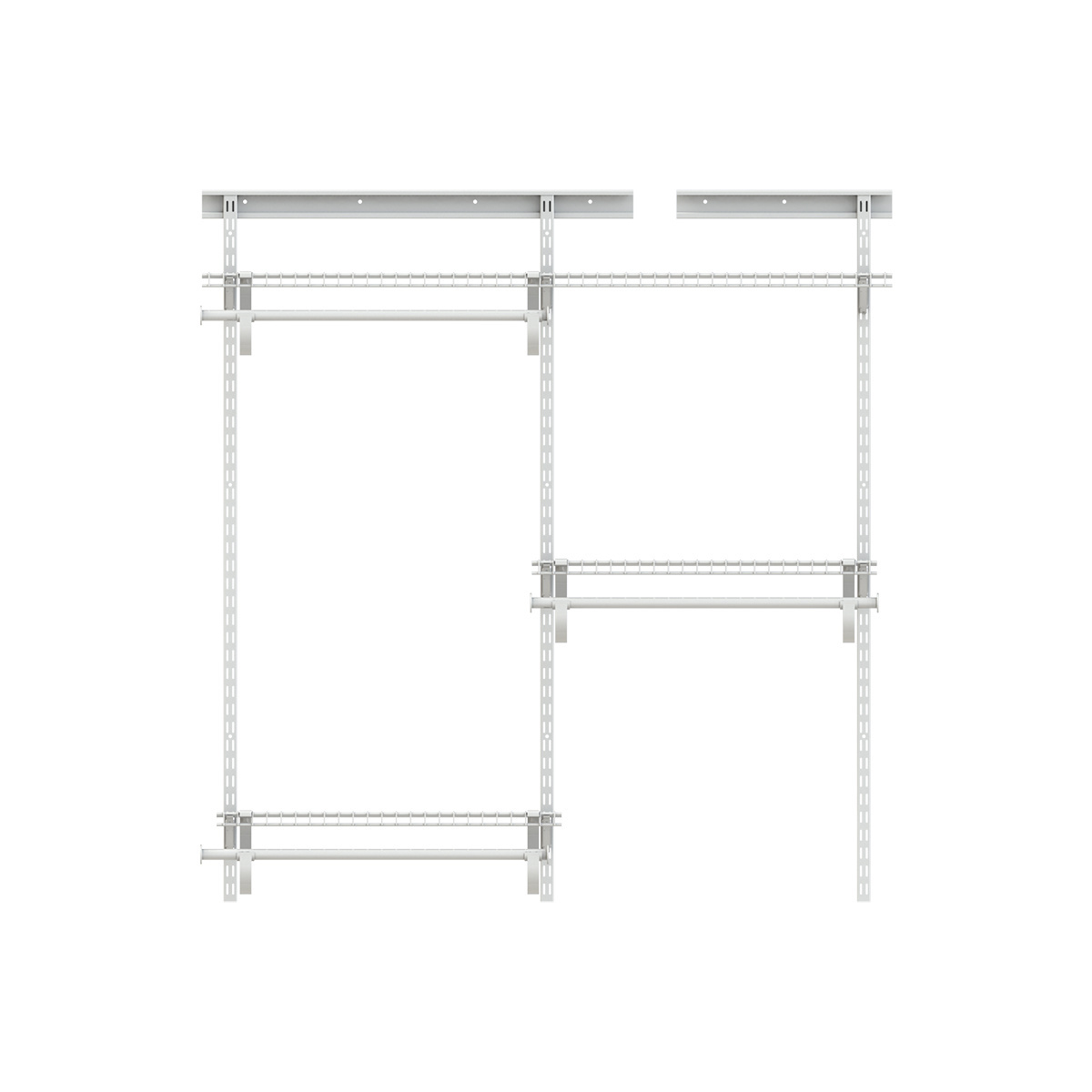 CLOSETART FA612 Portable Cupboard Metal Wire Shelf Closet Rack Wardrobe Organizer 6' Clothes Storage Wardrobe