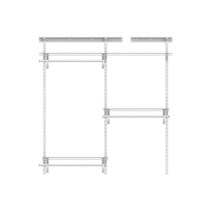 CLOSETART FA612 Portable Cupboard Metal Wire Shelf Closet Rack Wardrobe Organizer 6' Clothes Storage Wardrobe