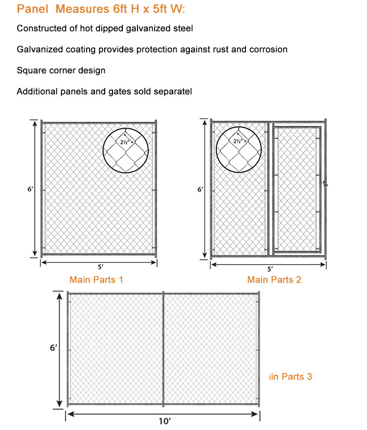 Pet Play Pen Crates Foldable Dog Playpen Rabbits Cages Wire And Tube Kennel Fence For Dog Outdoor