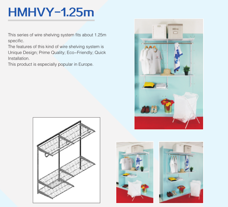 CLOSETART Hot Sale Portable Clothing Rack Walkin Hanging Closets Storage Wardrobe Organiser Cabinets