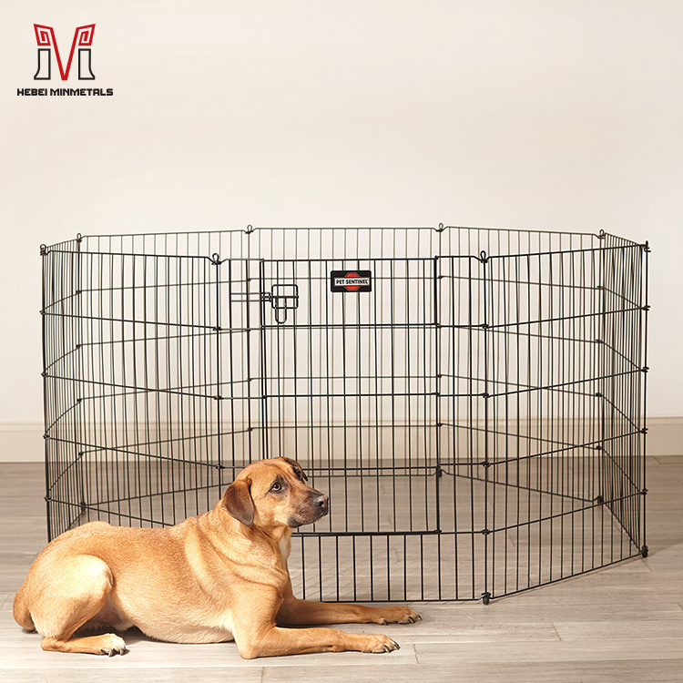 Heavy Panel Metal Portable Big Foldable Outdoor Pet Large Play Pen Dog Playpen Fence For Dog