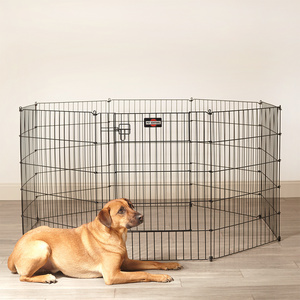 Pet Sentinel Exercise Play Pen Circumference Pet Playpen Rabbits Cages Kennel Metal Fence Outdoor For Dog