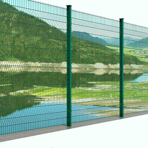 Yard Link Forti Fence Pvc Coated Iron Wire Fence Steel Panel 3D V Fold Welded Mesh Panel