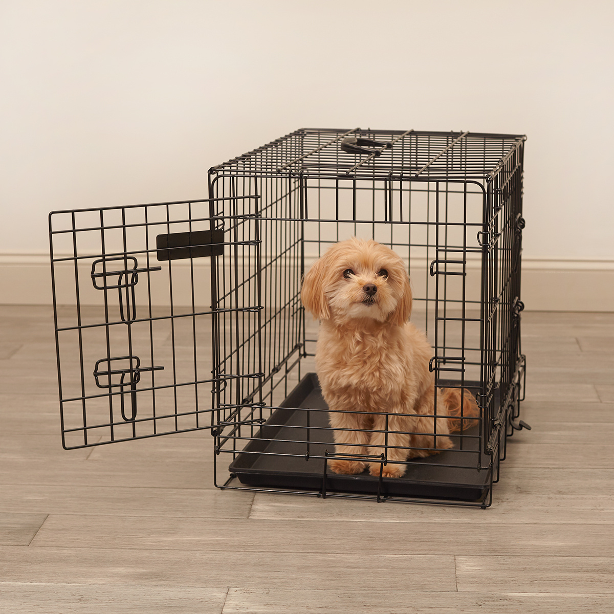 42 48 Inch Size Customized Large Pet Kennels Double Door Animal Cages Steel Wire Metal Dog Crate