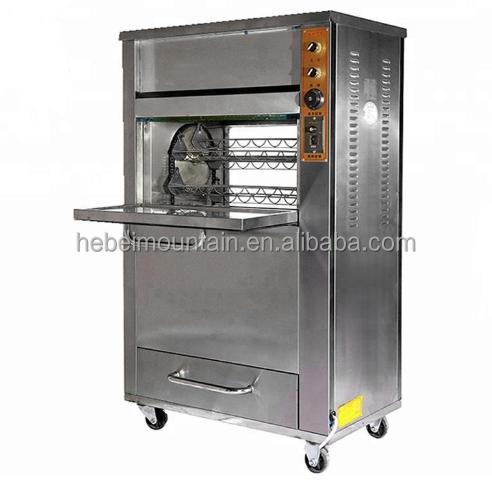 Tabletop Auto Rotate Chicken Rotisserie Grilled Oven Electric Commercial Sweet Potato Corn Roasting Machine