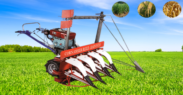 Cheap price grain reaper binder/wheat reaper /mini rice paddy cutting machine in hand type for sale