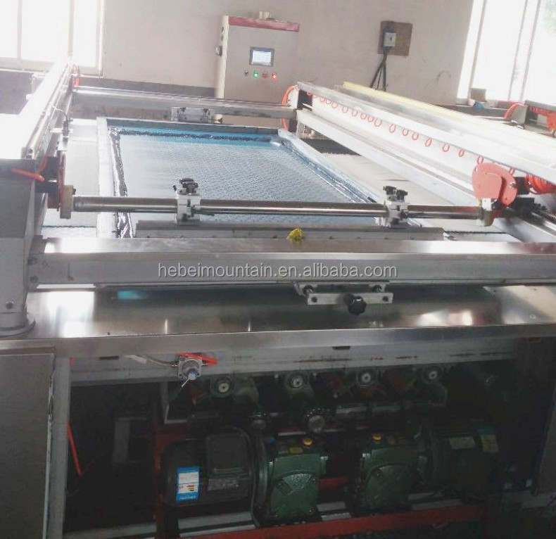 High efficiency automatic 6 colors clothes flat Scraper screen textile printing machine for silk fabric printing