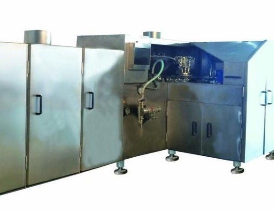 Automatic gas heating Ice Cream Waffle Cone Machinery For Rolled Sugar Cones Making Production line