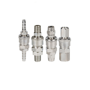 C Type Precision Pneumatic Quick Coupler Fitting High Strength Pneumatic Fittings