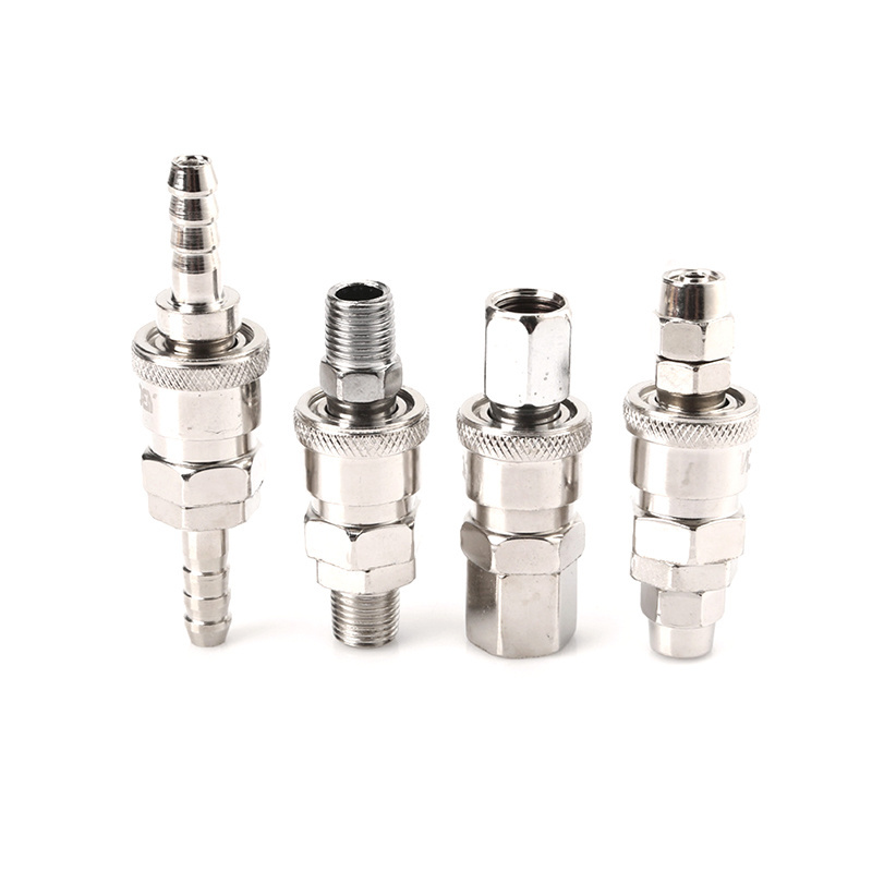 C Type Precision Pneumatic Quick Coupler Fitting High Strength Pneumatic Fittings