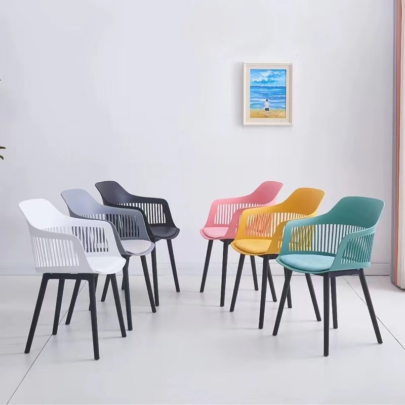 factories Outlet Cheap Price chairs restaurant Fast Food Plastic Stackable Dining Room Chairs kitchen table set 4 chairs