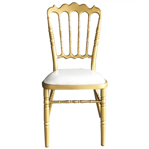 High Quality Luxury Crown Castle Royal Napoleon Wedding Dining Chair With Cushion