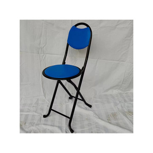 best selling top quality solid metal frame PU soft seat European luxurious apartment chair for events accent folding chair