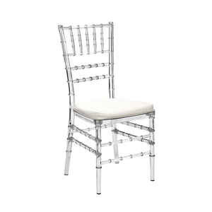 Wholesale Wedding Event Stackable Resin Acrylic Clear Chavari Chairs