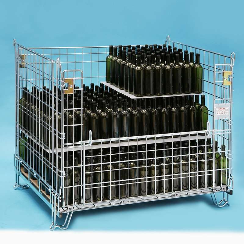 Selling high storage capacity Metal Lockable   warehouse storage cage