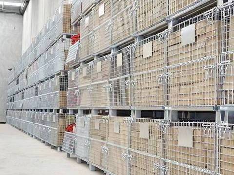 Selling high storage capacity Metal Lockable   warehouse storage cage