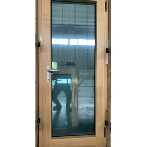 Penjoy High-end custom swing door triple glazed passive house doors for villa house