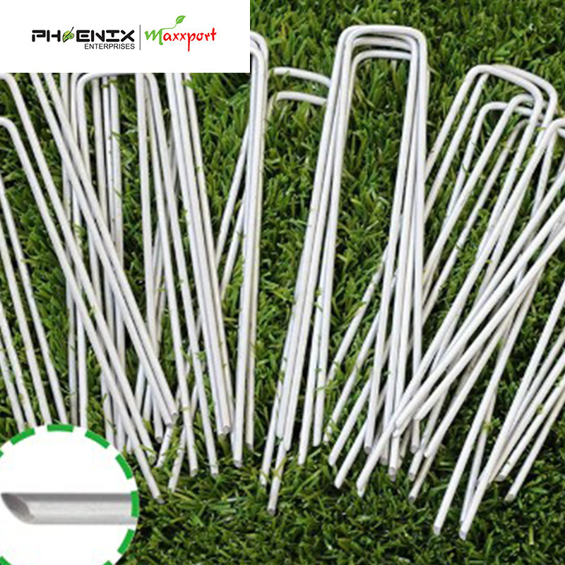 Garden Turf Staples SOD staples  Galvanized  Powder coating  Weed mat Pins  Securing Pegs  U shaped steel pins  Lawn turf nail