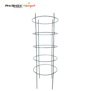 Round Collapsible Tomato  Foldable Tower  Foldable Steel  Climbing Plant support cage