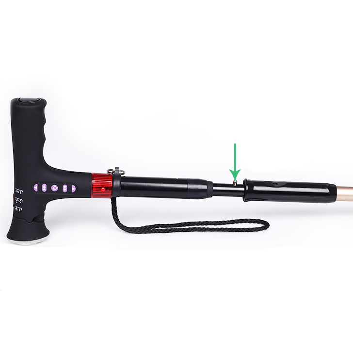 New high-quality medical home elderly adjustable intelligent cane umbrella