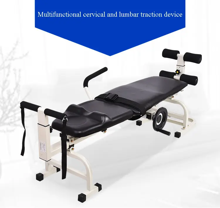 Wholesale High Quality Rehabilitation Stretching Traction Equipment Therapy Lumbar Traction Bed